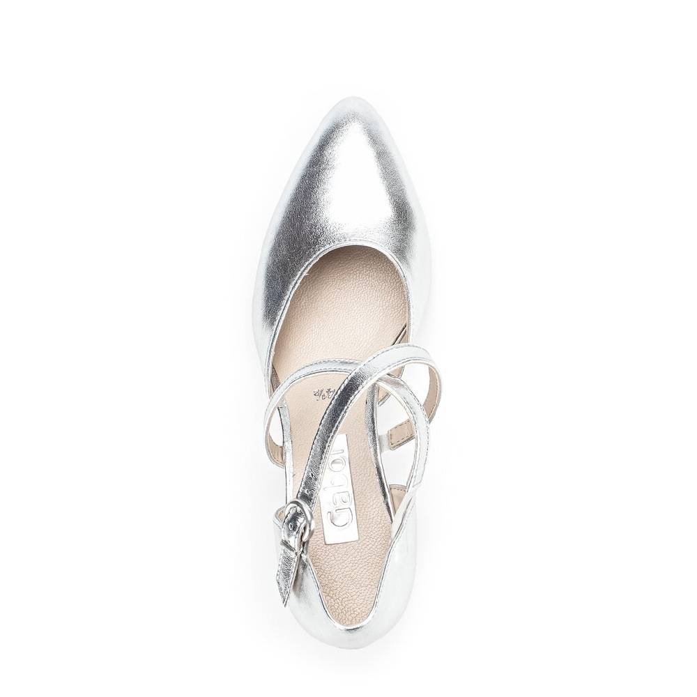 Pius Gabor Spangenpumps silber Speichern exportieren