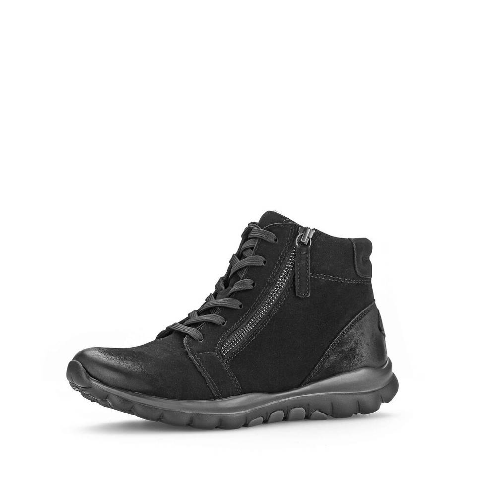 Pius Gabor Schnürstiefelette schwarz Black Friday Preise