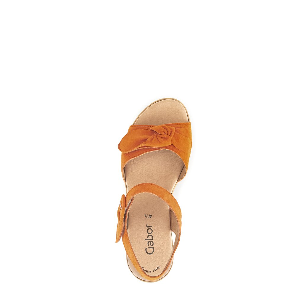 Pius Gabor Riemchensandale orange Sonderangebot