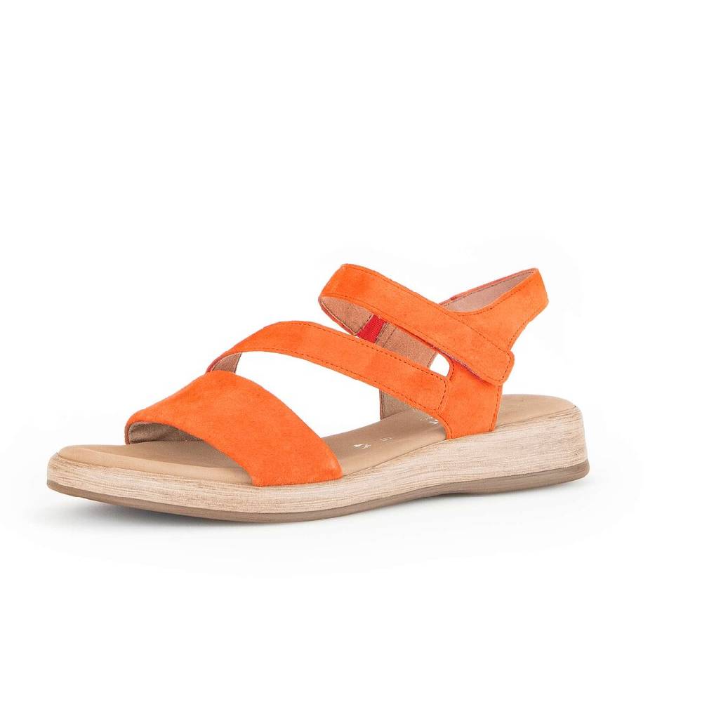 Pius Gabor Riemchensandale orange Rabatt