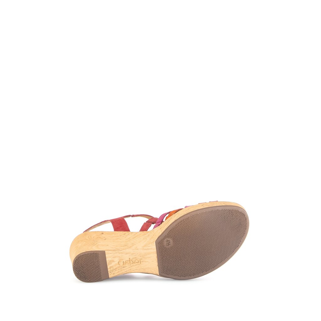 Pius Gabor Riemchensandale rot Online Shopping