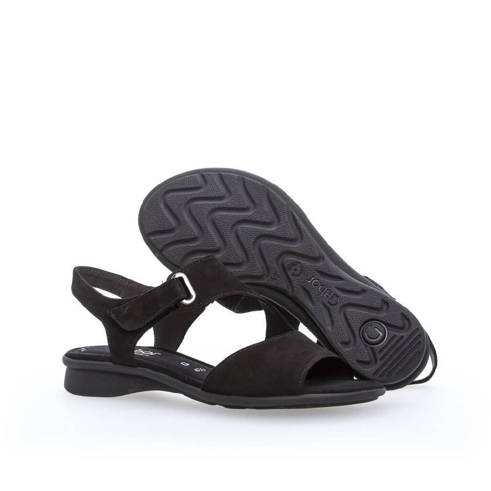 Pius Gabor Riemchensandale schwarz Black Friday