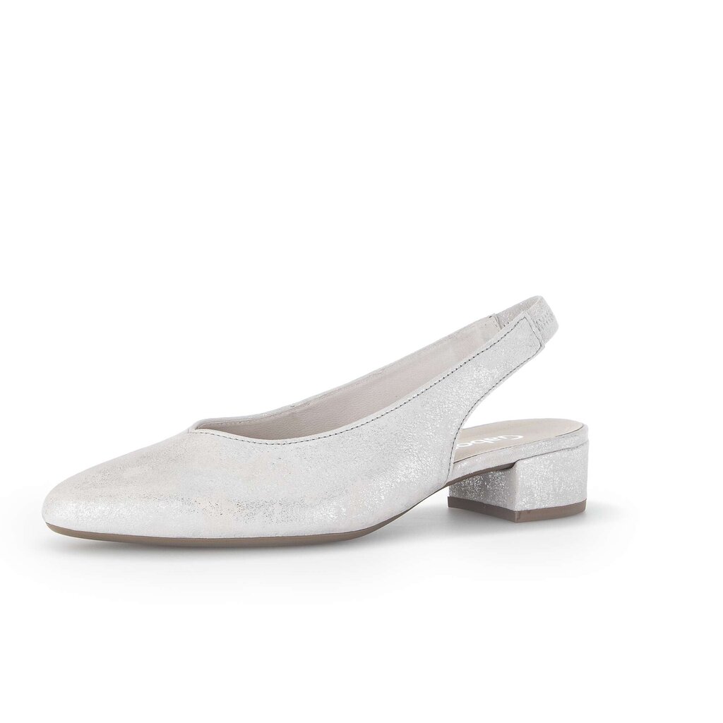 Pius Gabor Slingpumps silber Vatertagsangebot