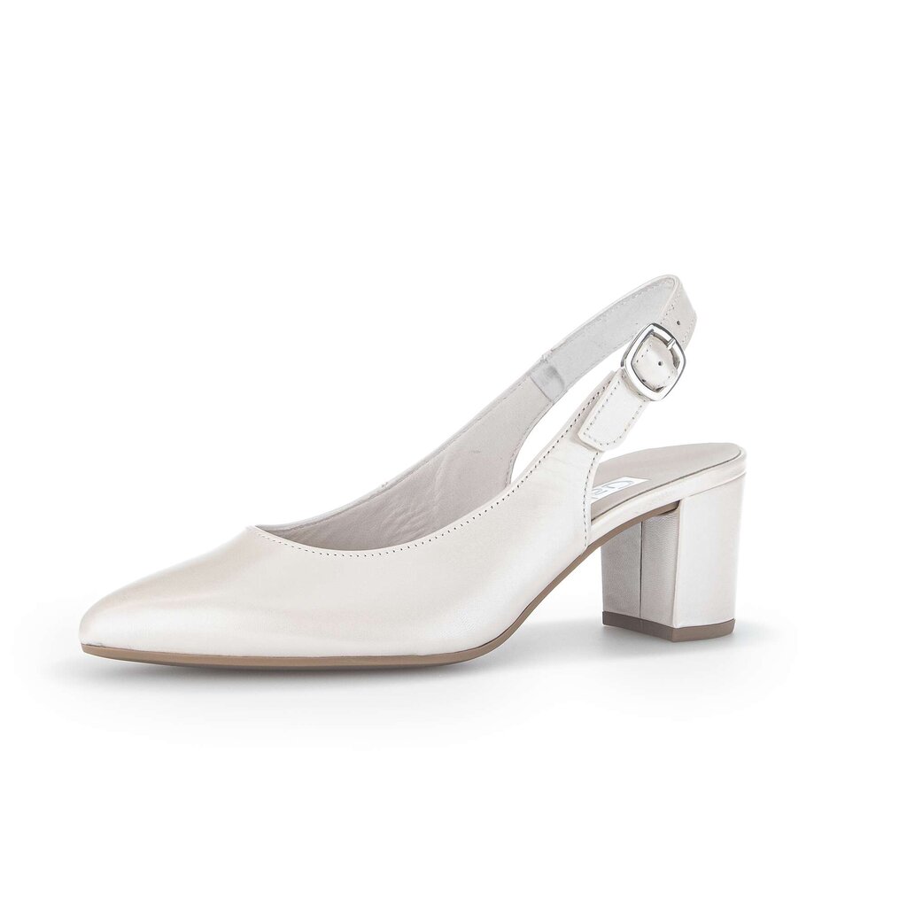 Pius Gabor Slingpumps weiß Top Angebot
