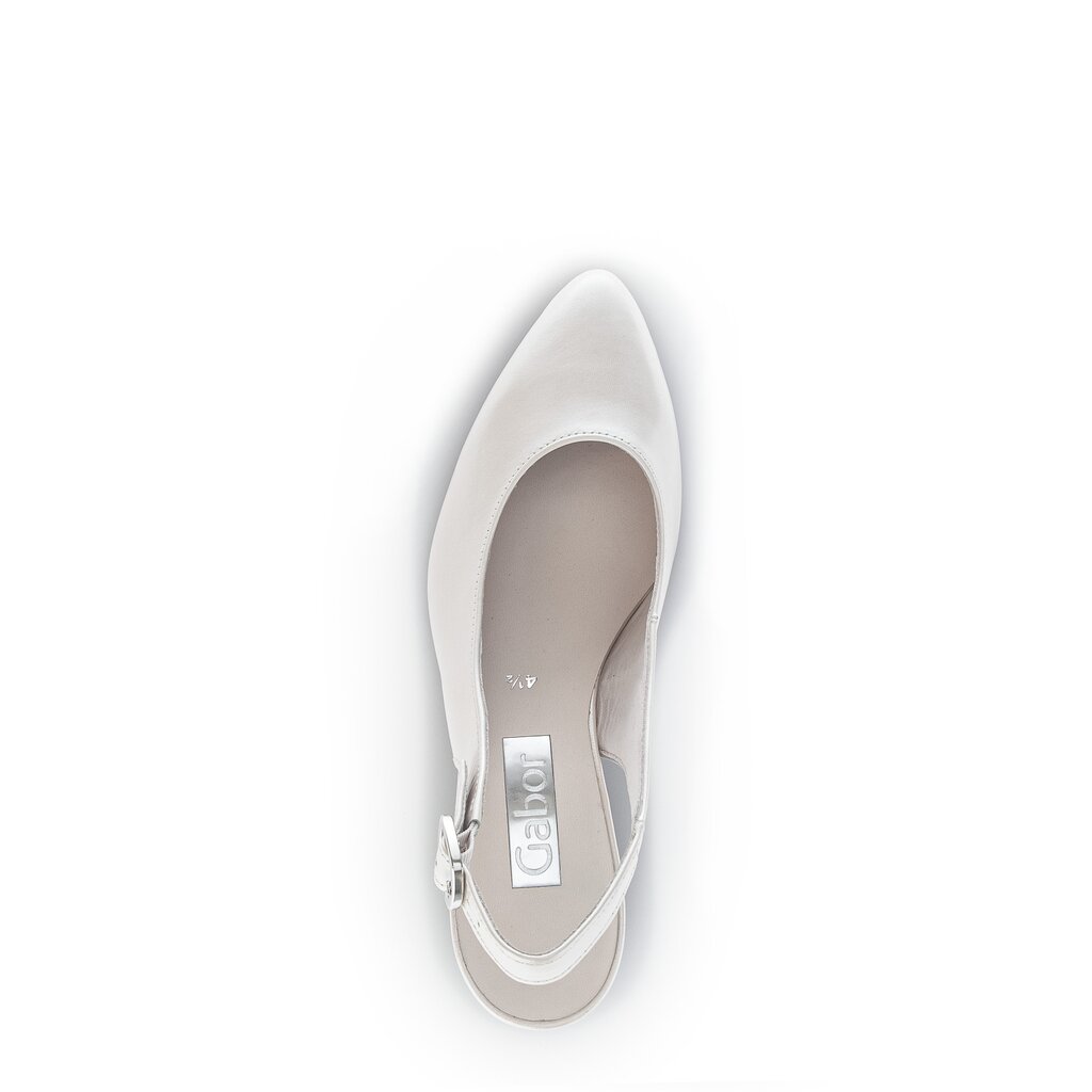Pius Gabor Slingpumps weiß Top Angebot