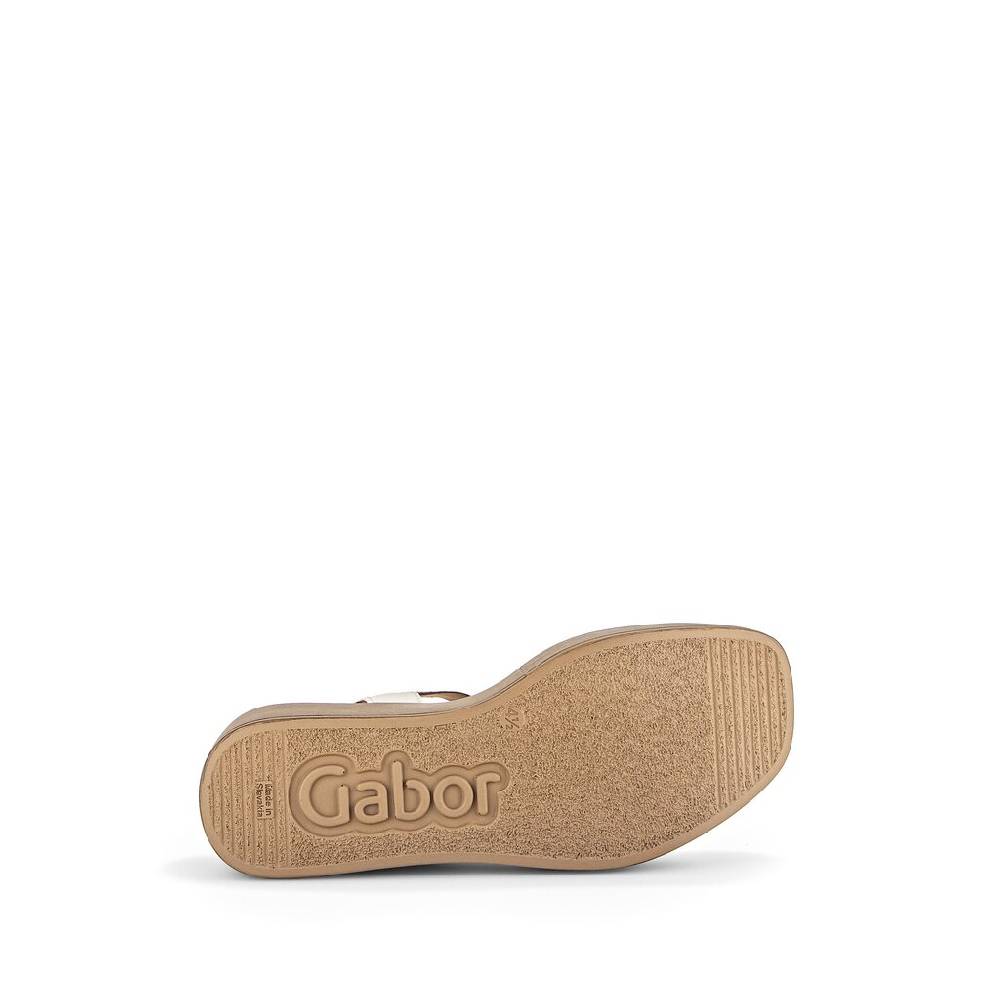 Pius Gabor Riemchensandale creme Discount Store für neue Produkte
