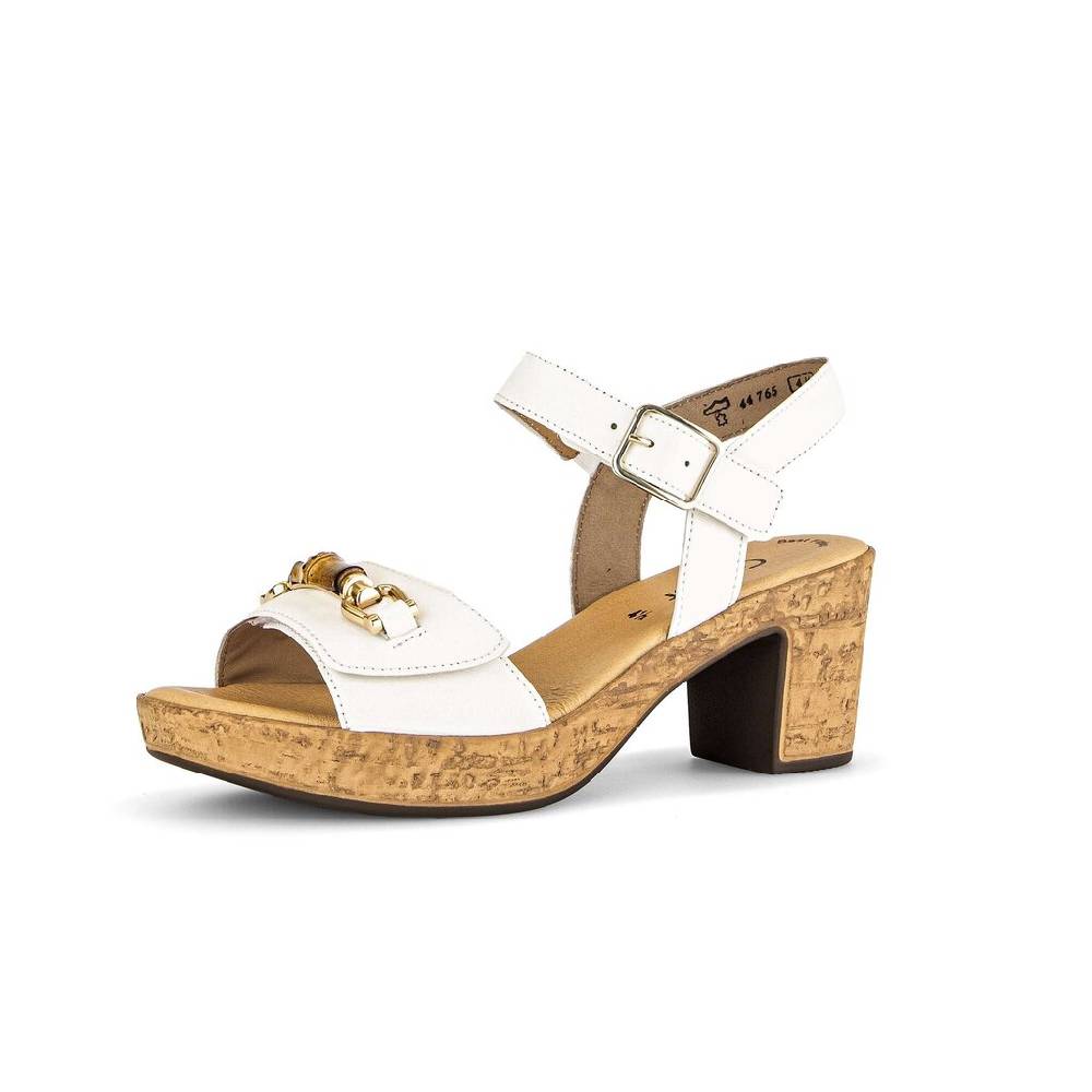 Pius Gabor Riemchensandale creme Super Rabatt