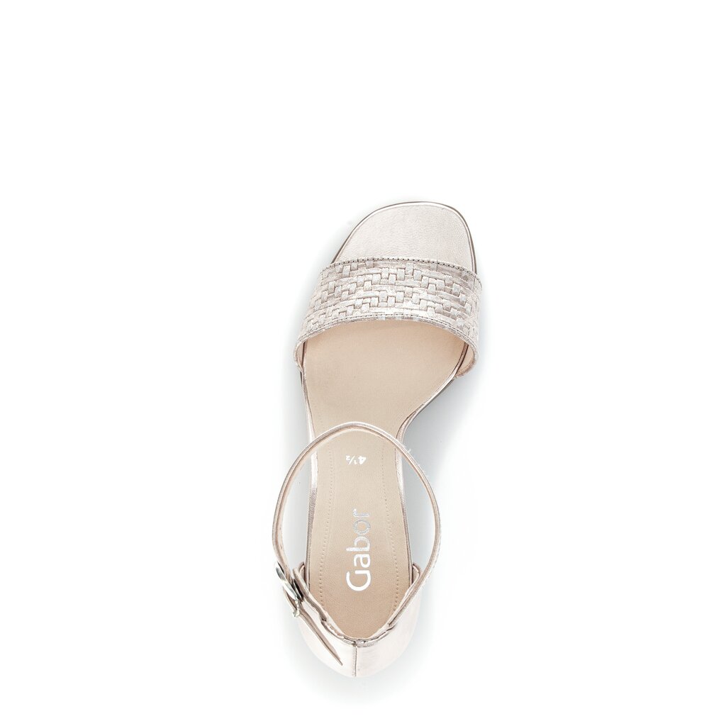 Pius Gabor Riemchensandale beige zollfrei