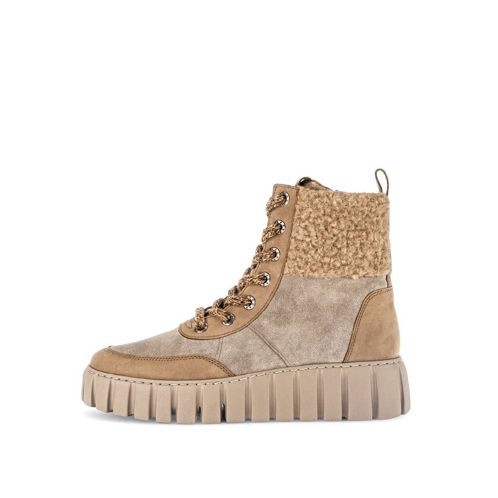 Pius Gabor Schnürstiefelette beige Online Shopping