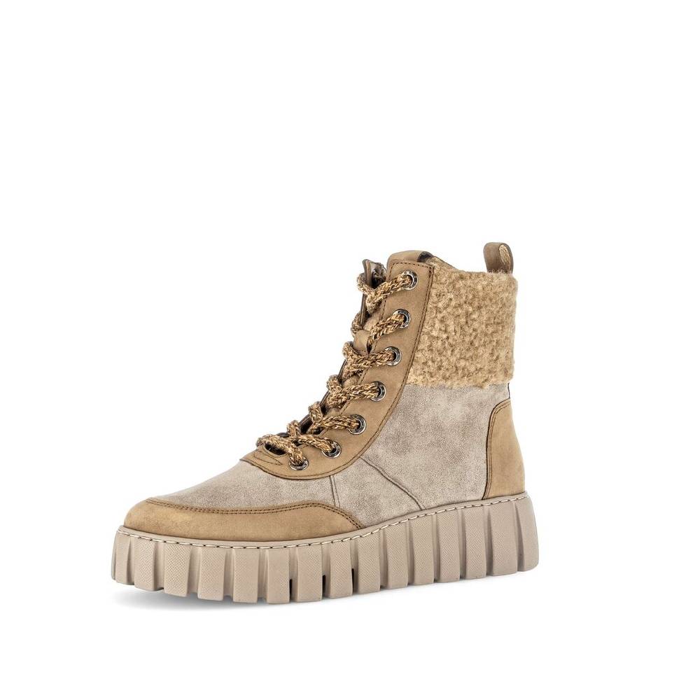 Pius Gabor Schnürstiefelette beige Online Shopping