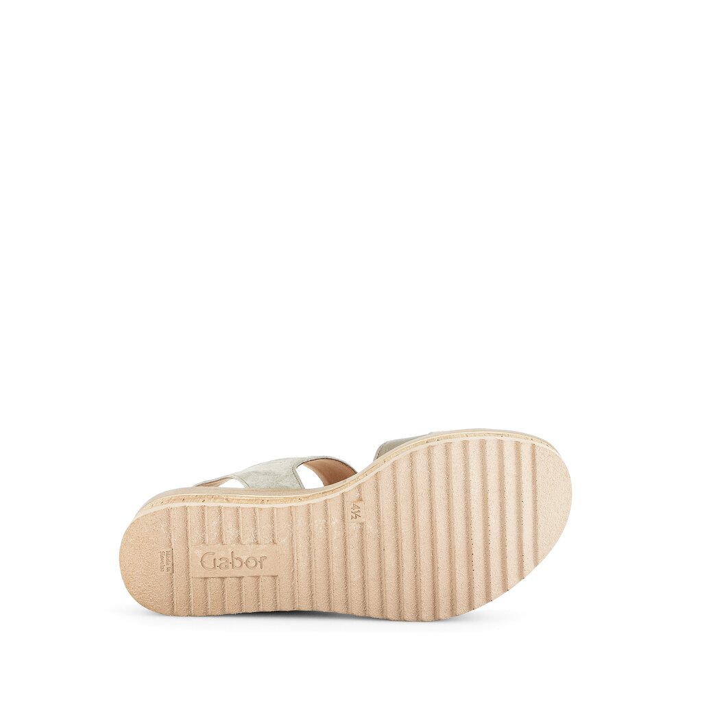 Pius Gabor Plateau Sandale grün Blitzangebot