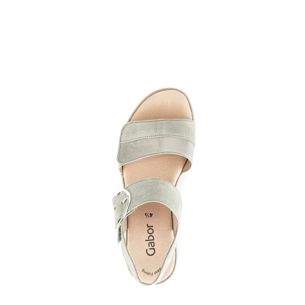 Pius Gabor Plateau Sandale grün Blitzangebot