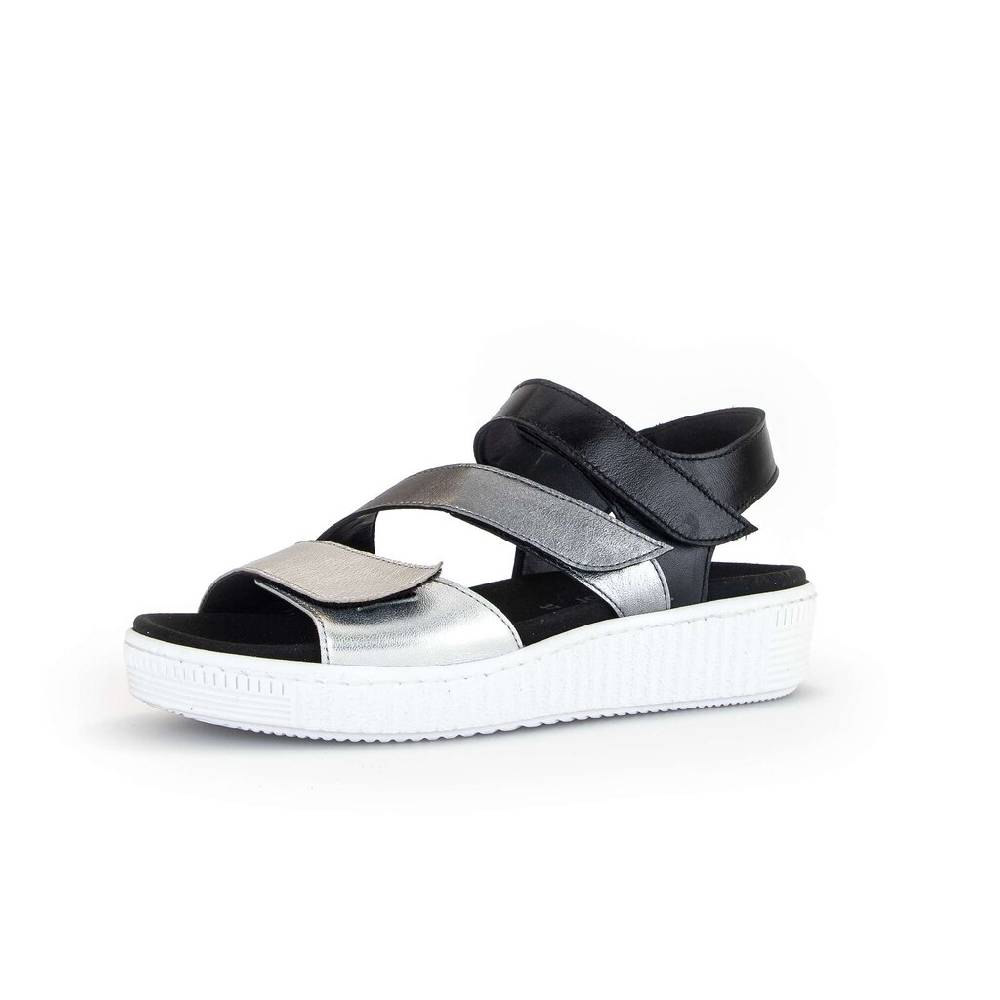 Pius Gabor Plateau Sandale multicolour Große Rabatte