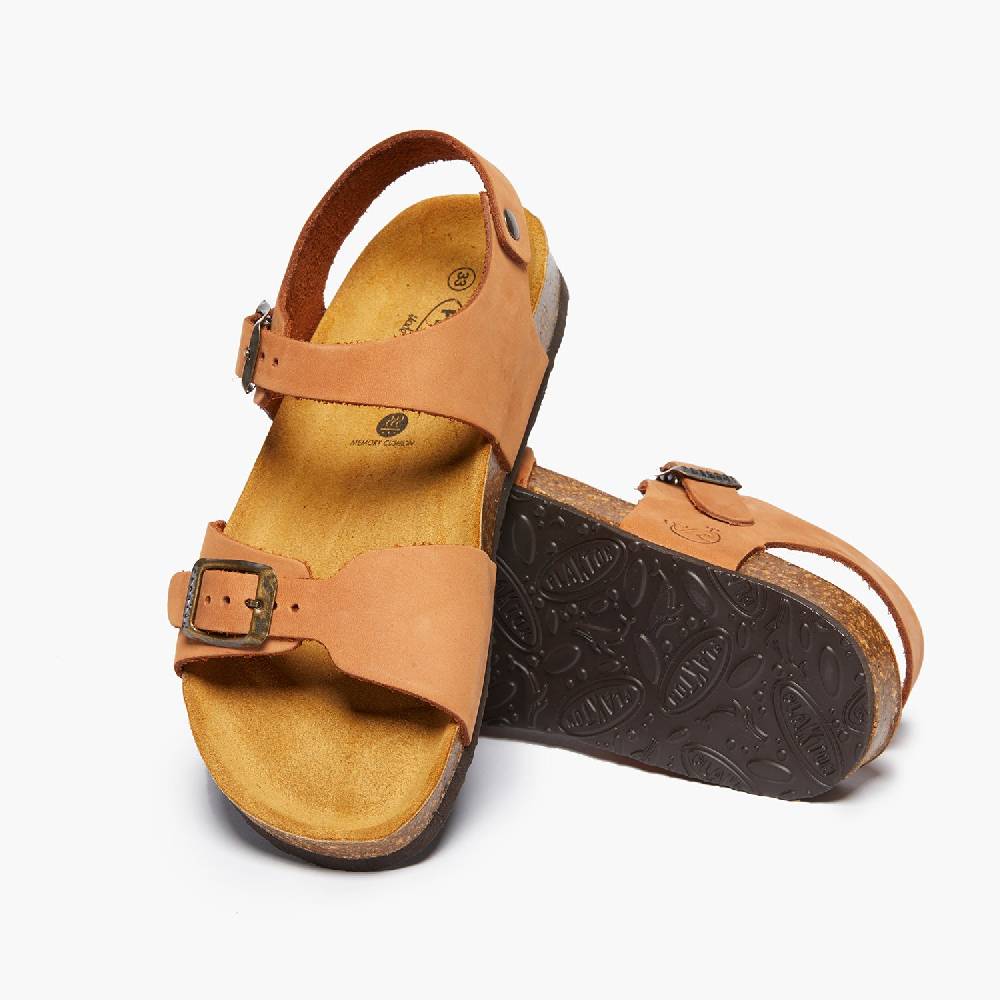 Plakton Andros Cognac Nobuck Günstiger Verkauf