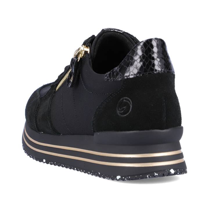 ﻿Remonte Artikelnummer D1316-01 remonte Damen Sneaker mitternachtsschwarz Auslauf