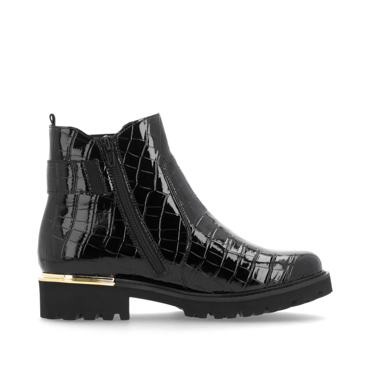 Remonte Artikelnummer D8684-03 remonte Damen Chelsea Boots lackschwarz im Angebot
