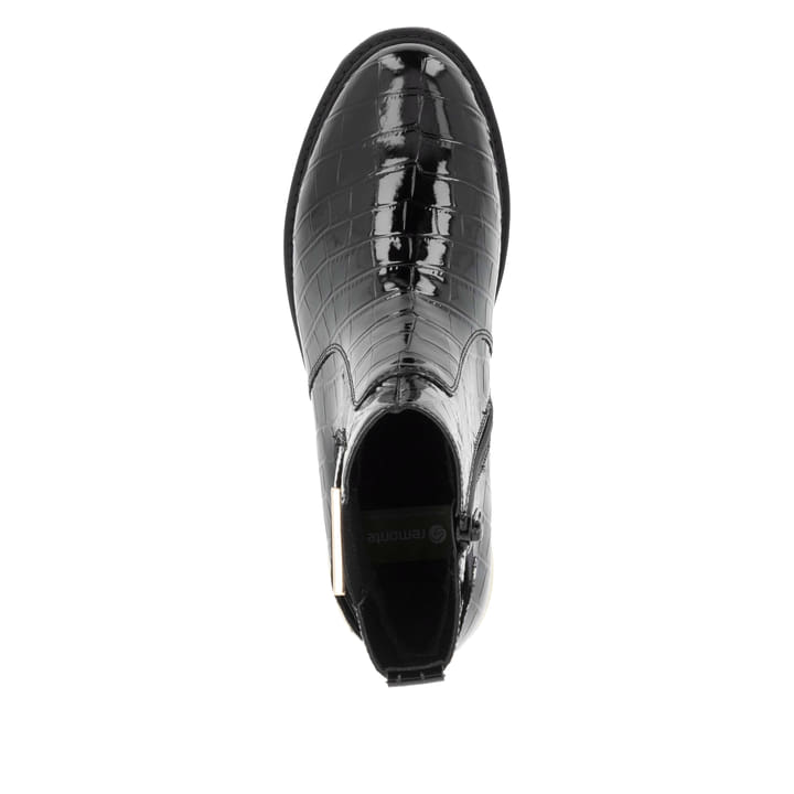 Remonte Artikelnummer D8684-03 remonte Damen Chelsea Boots lackschwarz im Angebot