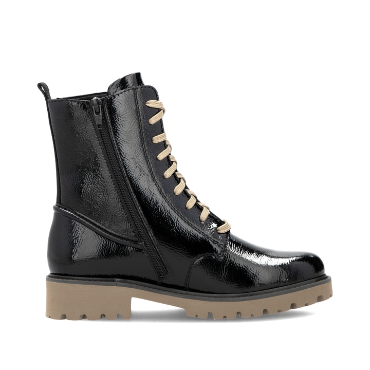 Remonte Artikelnummer D8663-00 remonte Damen Biker Boots glanzschwarz Schlussverkauf