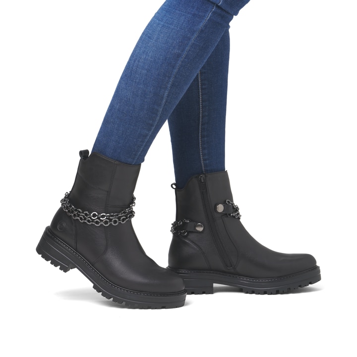 Remonte Artikelnummer D2285-00 remonte Damen Biker Boots nachtschwarz Outlet