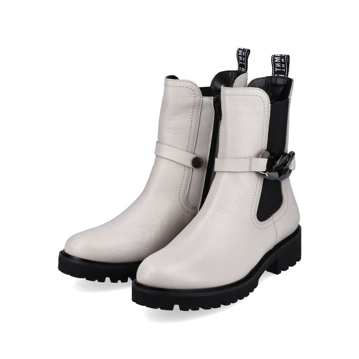 Remonte Artikelnummer D8695-80 remonte Damen Chelsea Boots perlweiß-schwarz