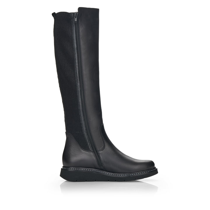 Remonte Artikelnummer D3975-01 remonte Damen Hochschaftstiefel tiefschwarz Outlet