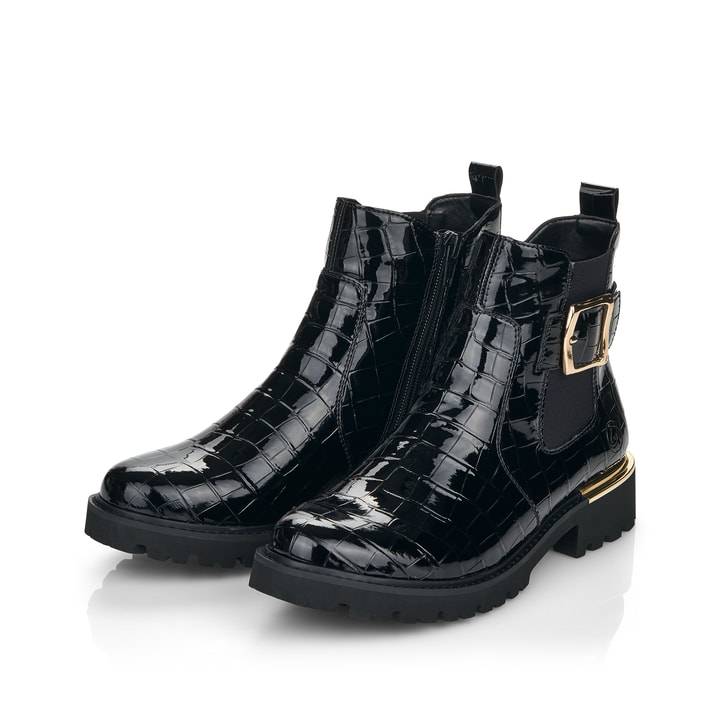 Remonte Artikelnummer D8684-02 remonte Damen Chelsea Boots lackschwarz