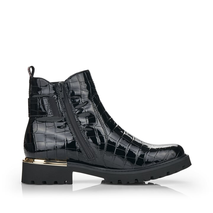 Remonte Artikelnummer D8684-02 remonte Damen Chelsea Boots lackschwarz Auslauf