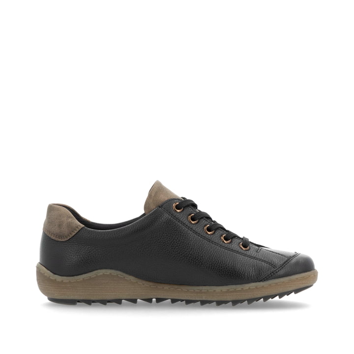 Remonte Artikelnummer R1402-08 remonte Damen Schnürschuhe urbanschwarz-zimtbraun Outlet
