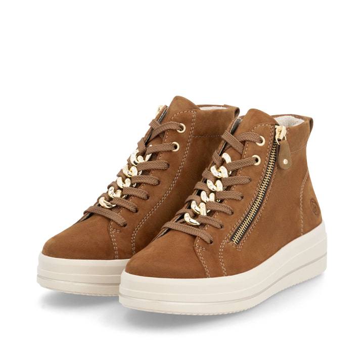 Remonte Artikelnummer D1C70-22 remonte Damen Sneaker haselnussbraun