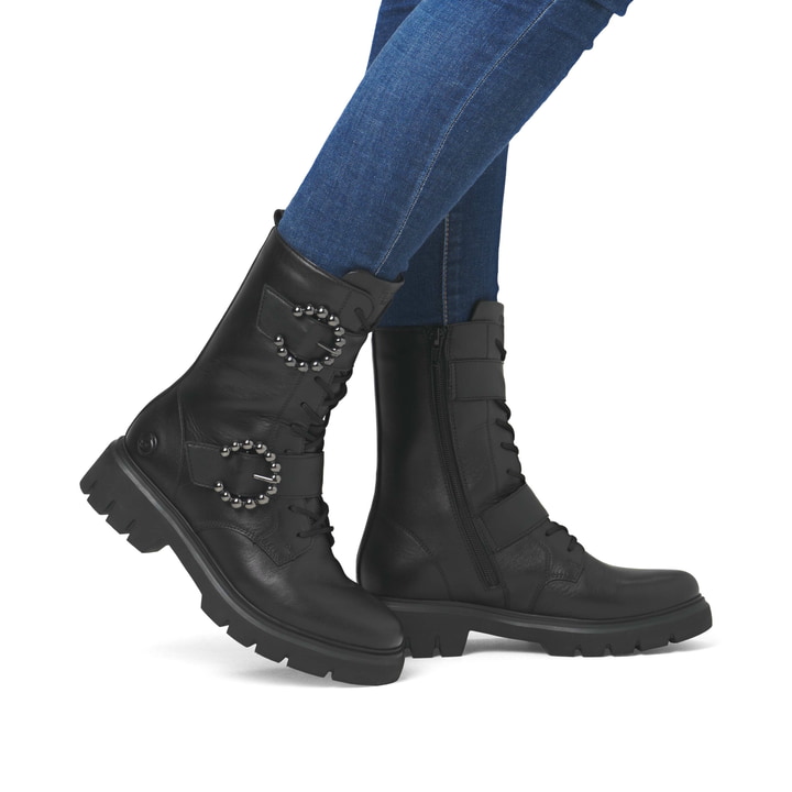 Remonte Artikelnummer D1W70-00 remonte Damen Schnürstiefel tiefschwarz Angebote