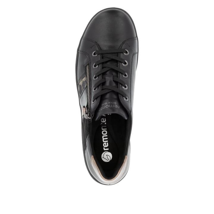 Remonte Artikelnummer D1E00-03 remonte Damen Schnürschuhe asphaltschwarz Fabrikverkauf