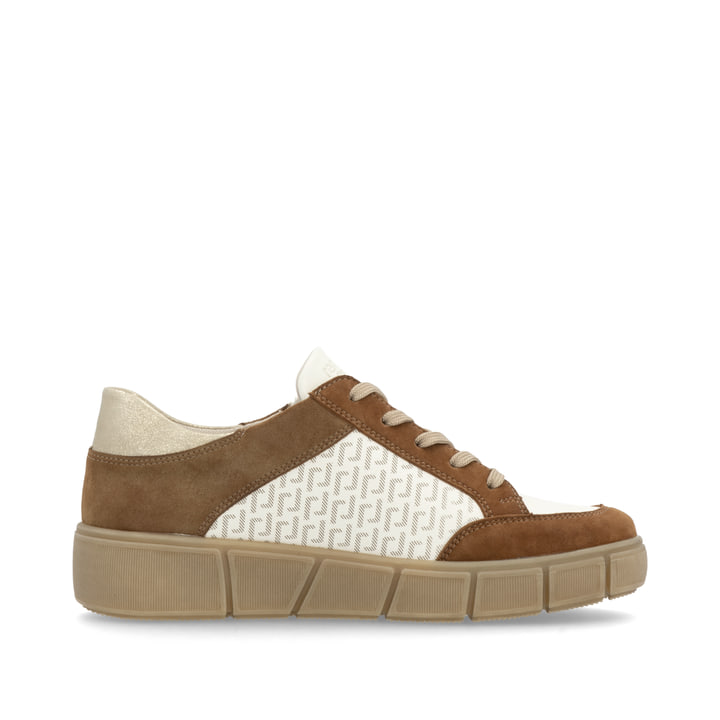 Remonte Artikelnummer D1T00-60 remonte Damen Sneaker hellbeige-noisette Fabrikverkauf