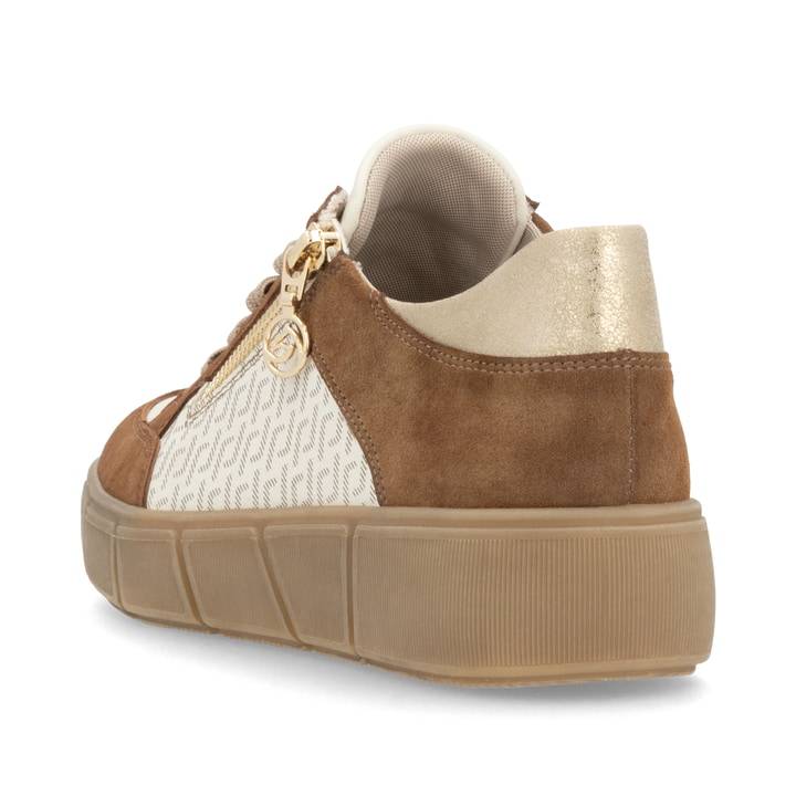 Remonte Artikelnummer D1T00-60 remonte Damen Sneaker hellbeige-noisette Fabrikverkauf