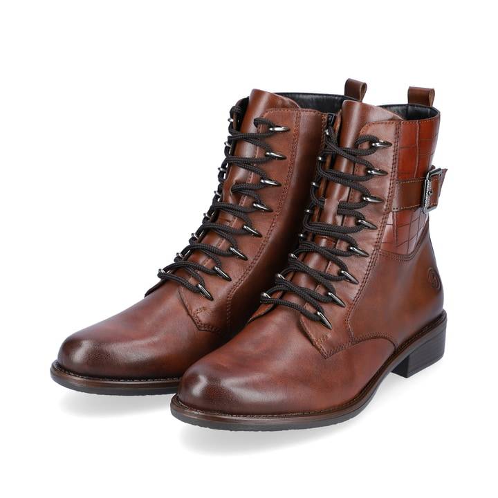 Remonte Artikelnummer D0F72-22 remonte Damen Biker Boots espressobraun