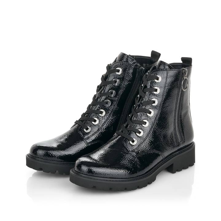 Remonte Artikelnummer D8671-02 remonte Damen Schnürstiefel mattschwarz