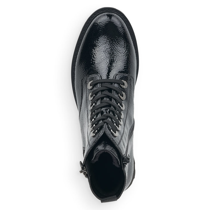 Remonte Artikelnummer D8671-02 remonte Damen Schnürstiefel mattschwarz Fabrikverkauf
