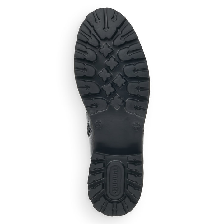 Remonte Artikelnummer D8671-02 remonte Damen Schnürstiefel mattschwarz Fabrikverkauf