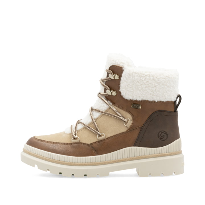 Remonte Artikelnummer D0C80-22 remonte Damen Schnürstiefel holzbraun