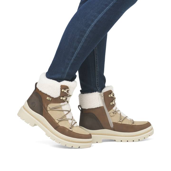 Remonte Artikelnummer D0C80-22 remonte Damen Schnürstiefel holzbraun im Angebot