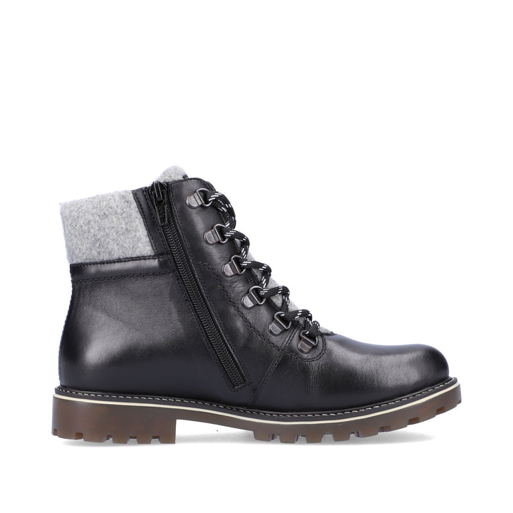 Remonte Artikelnummer D8462-02 remonte Damen Schnürstiefel graphitschwarz Günstiger Verkauf