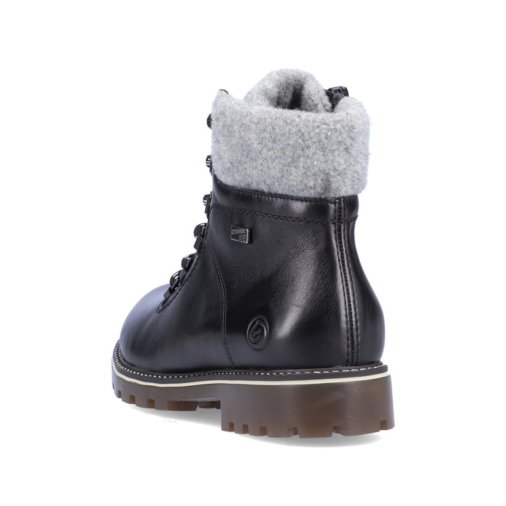 Remonte Artikelnummer D8462-02 remonte Damen Schnürstiefel graphitschwarz Günstiger Verkauf