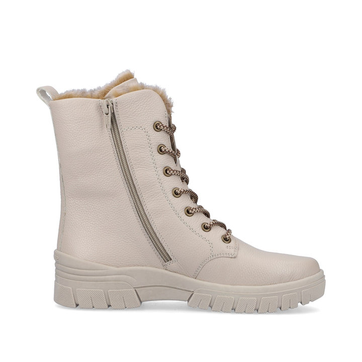 Remonte Artikelnummer D0E72-60 remonte Damen Schnürstiefel hellbeige Fabrikverkauf