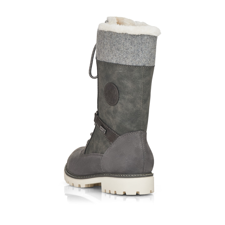 Remonte Artikelnummer D8474-45 remonte Damen Hochschaftstiefel mondgrau Outlet