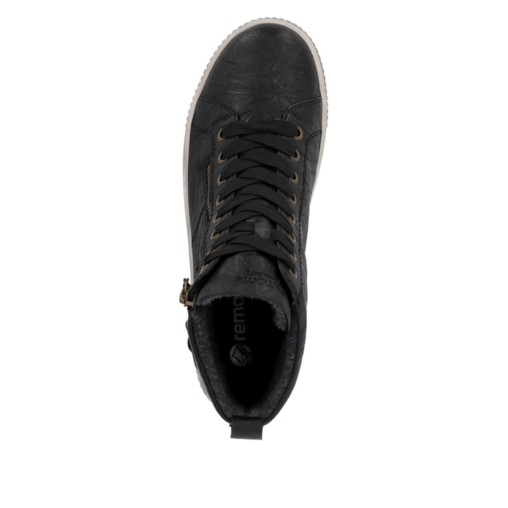 Remonte Artikelnummer D0777-01 remonte Damen Schnürschuhe tiefschwarz Schlussverkauf