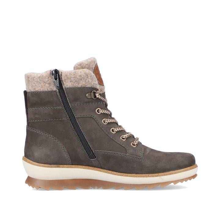 Remonte Artikelnummer R8477-46 remonte Damen Schnürstiefel asphaltgrau Online