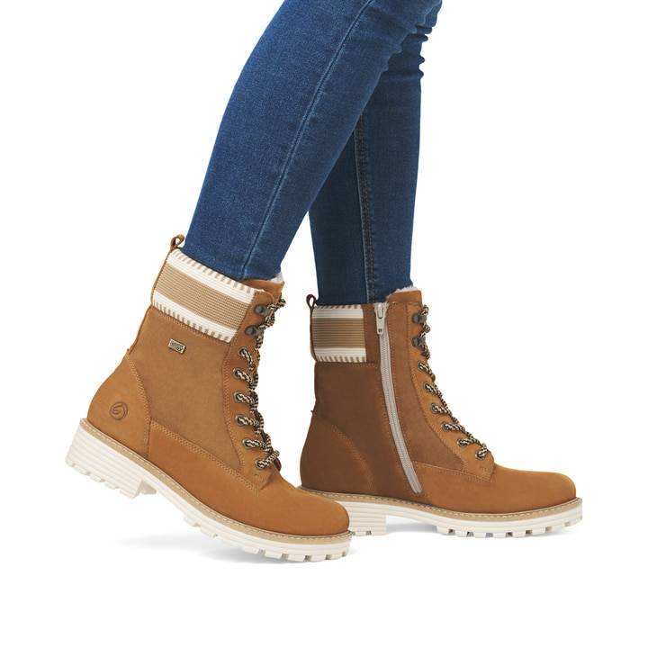 Remonte Artikelnummer D0W77-22 remonte Damen Schnürstiefel kupfer Verkauf