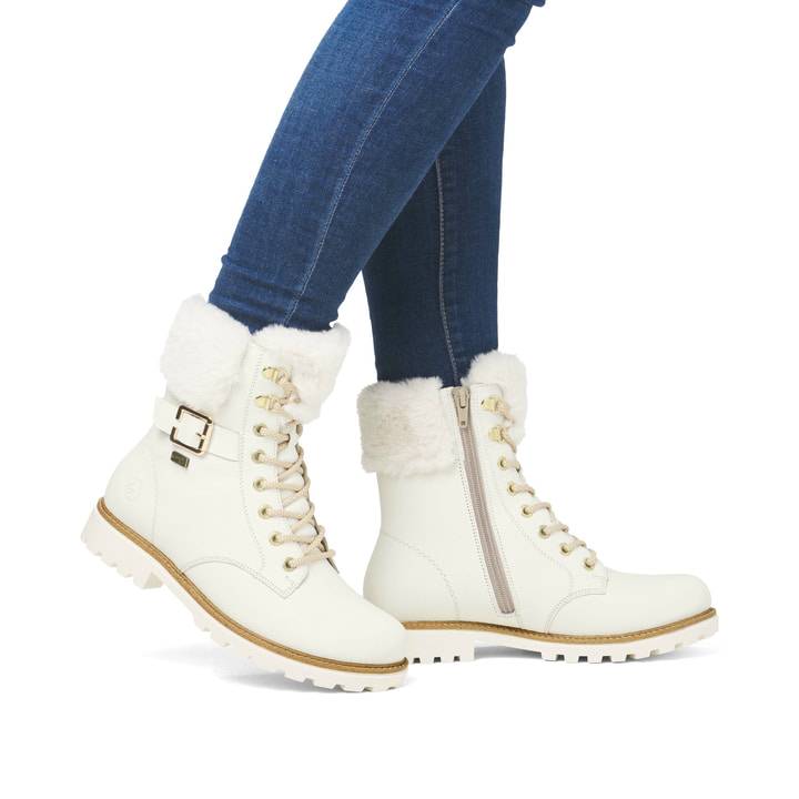 Remonte Artikelnummer D8481-80 remonte Damen Schnürstiefel macchiatoweiß Angebote