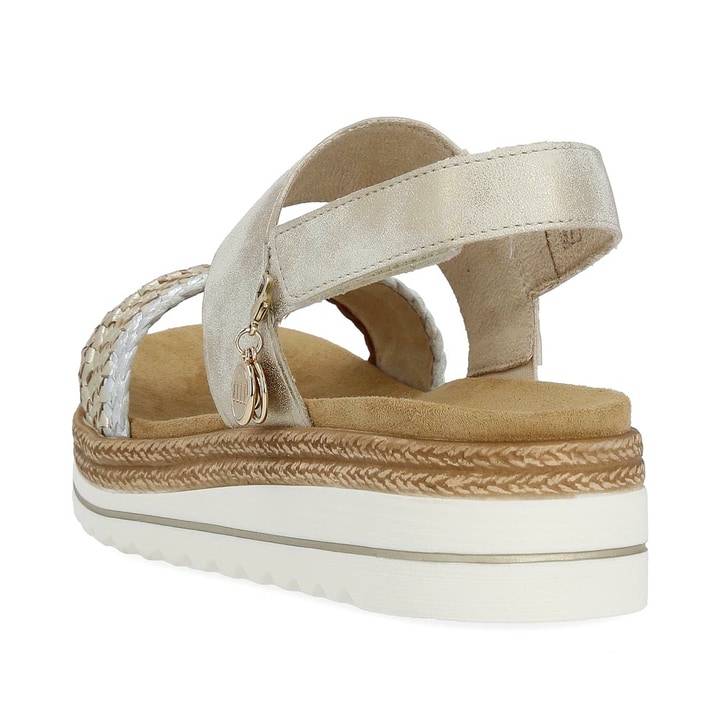 Remonte Artikelnummer D0Q56-90 remonte Damen Riemchensandalen beige-metallic Hotsell