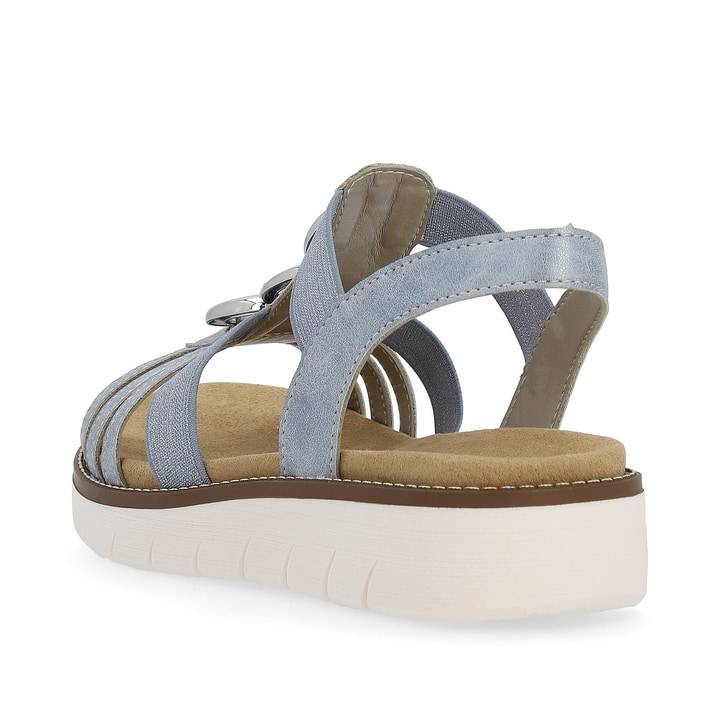 Remonte Artikelnummer D2073-12 remonte Damen Riemchensandalen babyblau-silber Günstiger Verkauf