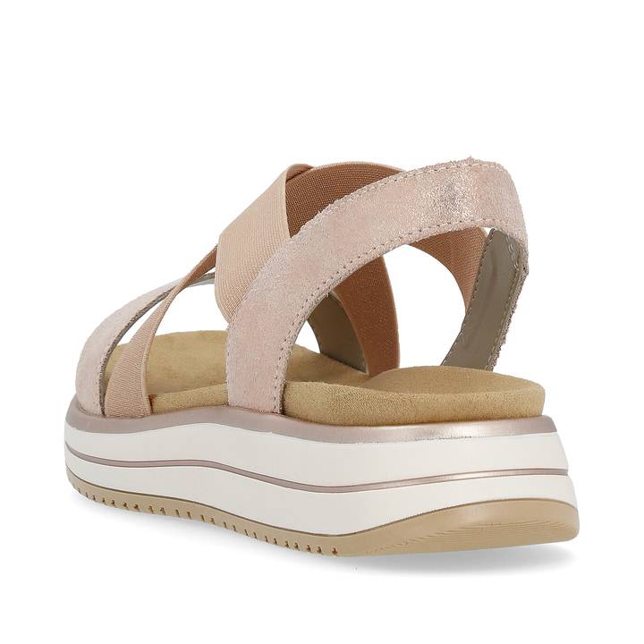 Remonte Artikelnummer D1J50-31 remonte Damen Riemchensandalen altrosa Fabrikverkauf